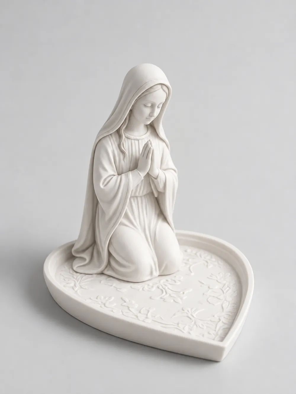 Virgin Mary Statue Rosary Holder - Free 3D Print Model - MakerWorld