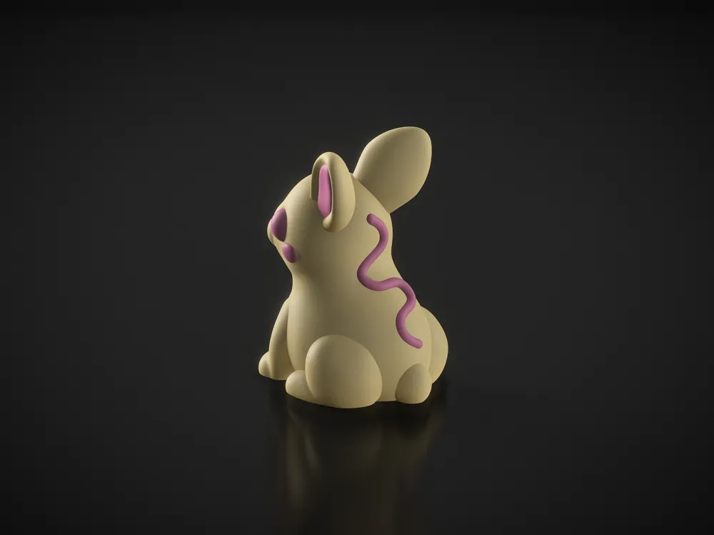 Chocolate Bunny by Symbiance MakerWorld: Download Free 3D Models