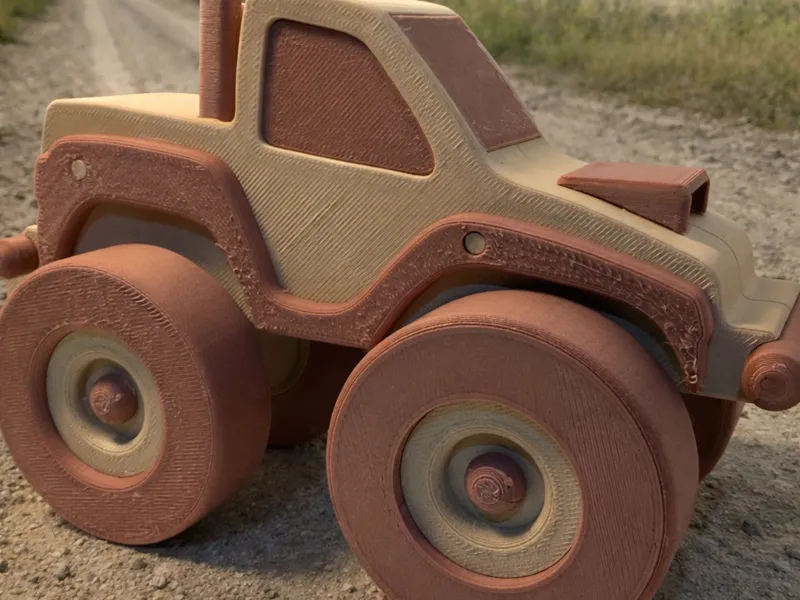 Simple Wood Toy Truck