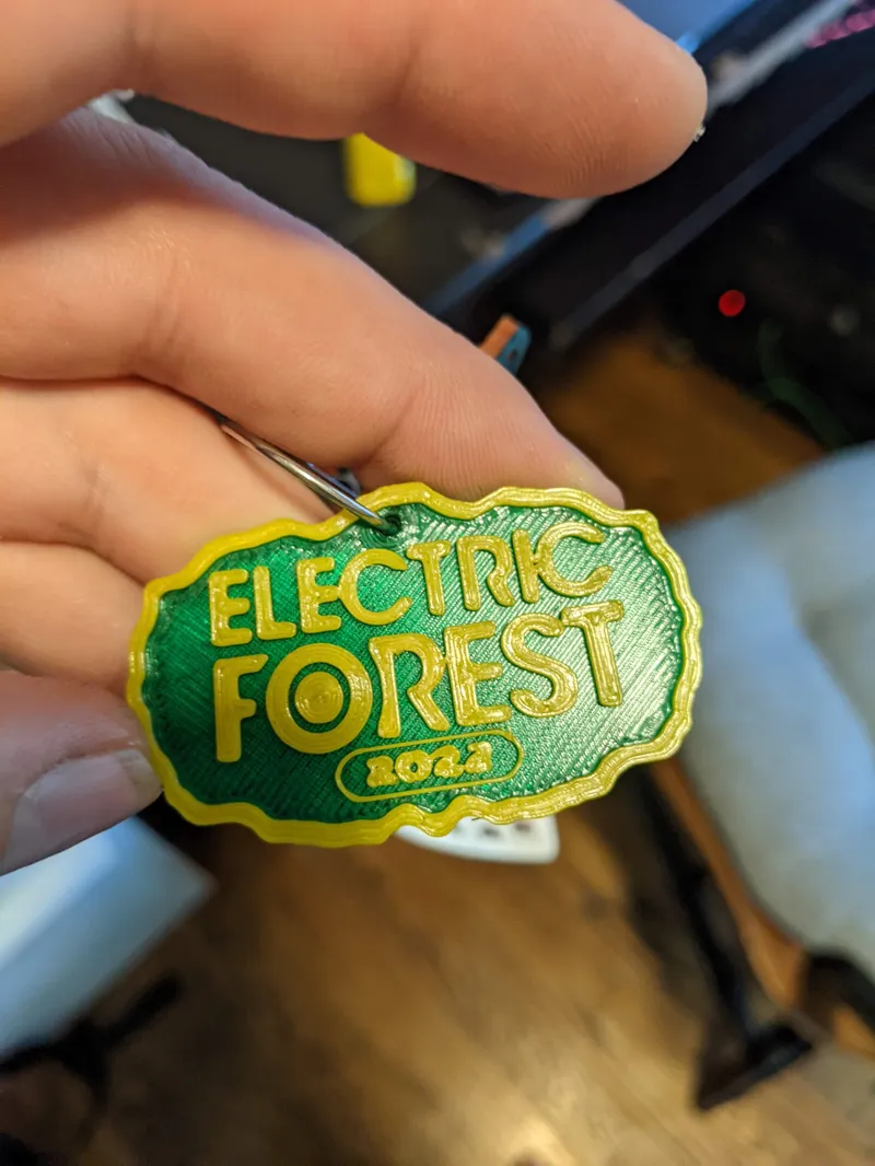 Electric Forest 22 keychain