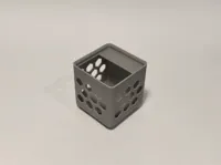 Bac Gridfinity 1x1 à parois hexagonales — photo 1