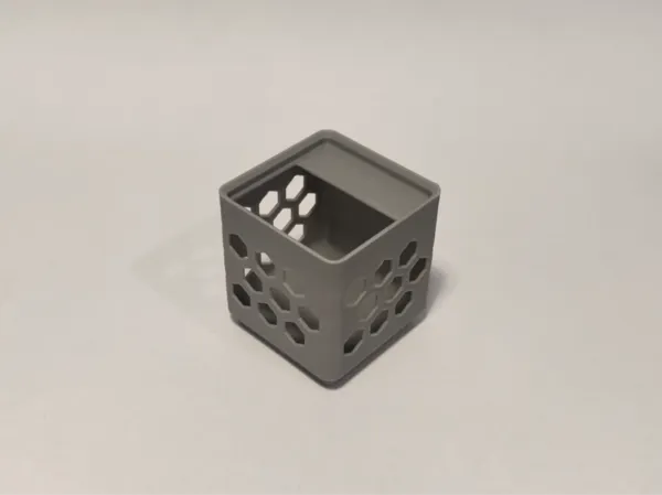 Bac Gridfinity 1x1 à parois hexagonales