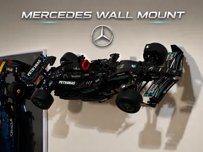 F1 Mercedes Technic Brick Wall Mount