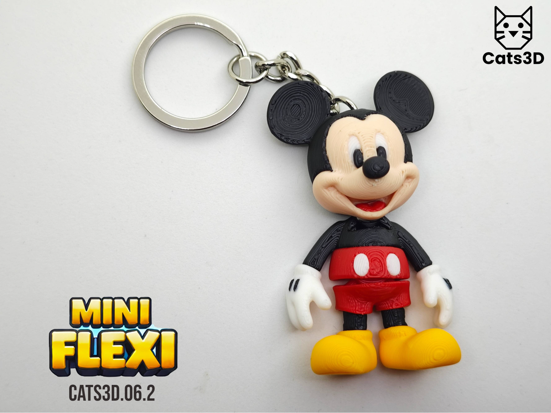 Mickey Mouse Mini Flexi Keychain V2