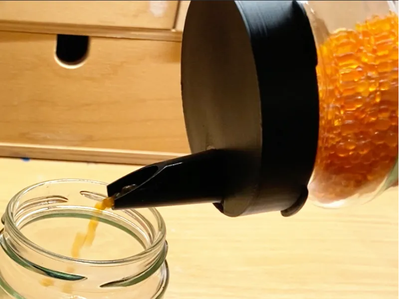 Silica Gel Bead Dispenser Spout for Jam Jars