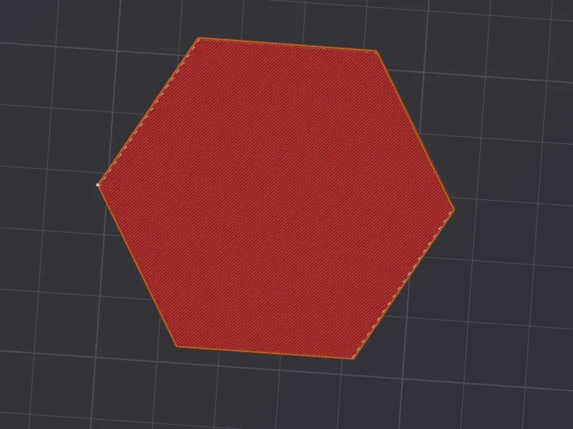Hexagone décoratif