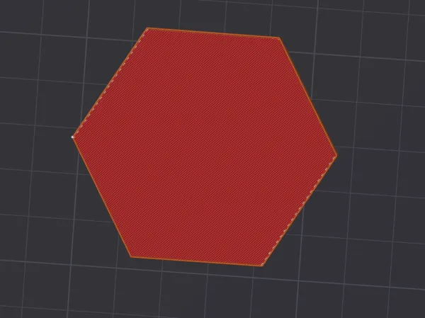 Hexagone décoratif