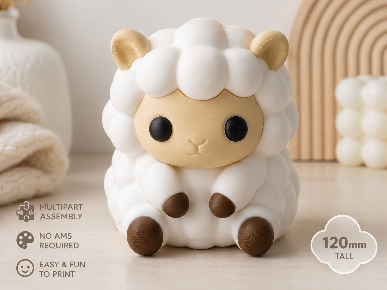 Cloud Sheep – Multipart Cute Figure