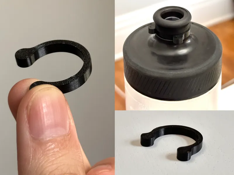 Squeeze Bottle Spout Lock