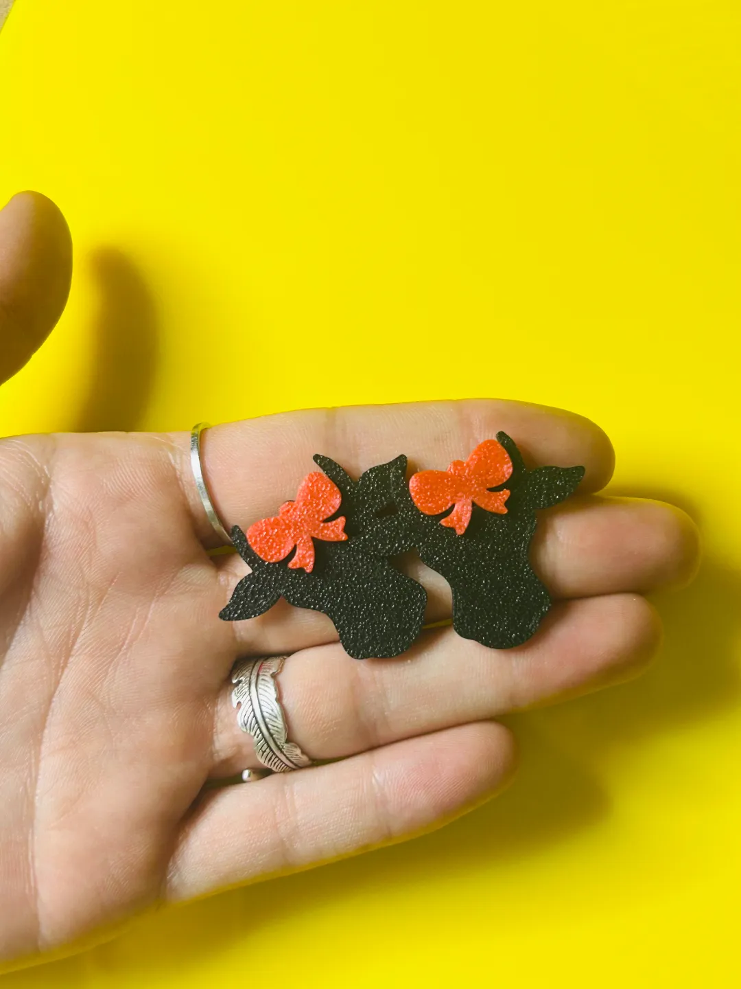 Pendientes vaca coquette view 3