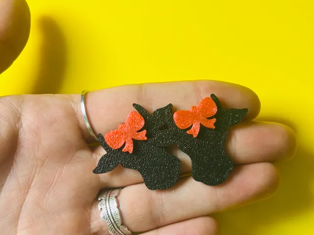 Pendientes vaca coquette
