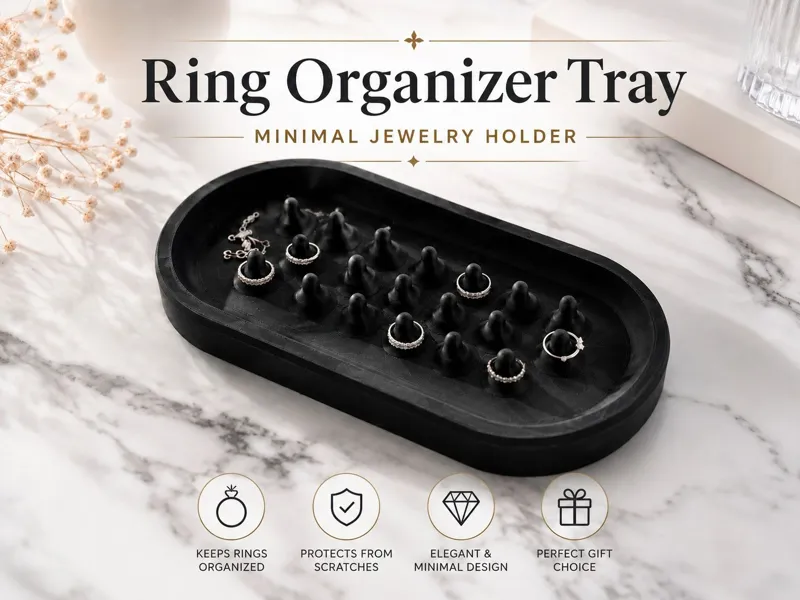 Ring Organizer Tray – Minimal Jewelry Holder