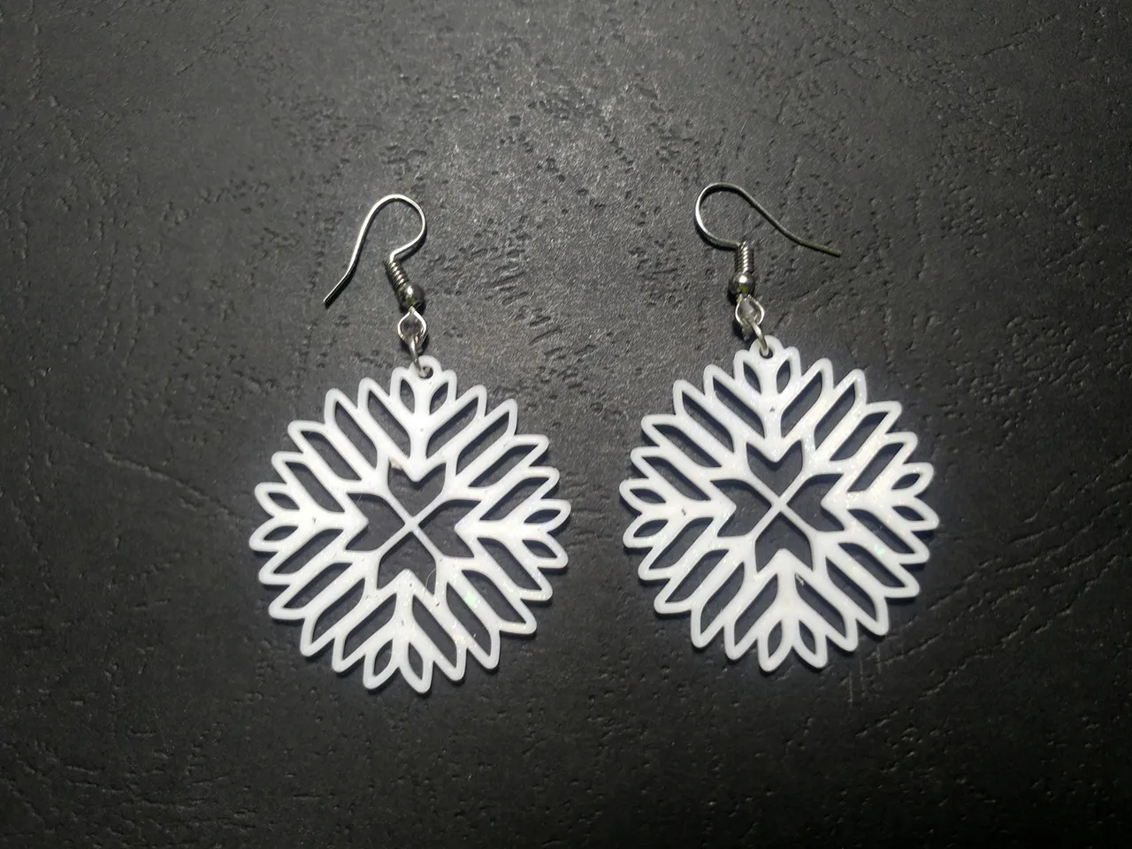 Snowleaf Bloom Earrings view 2