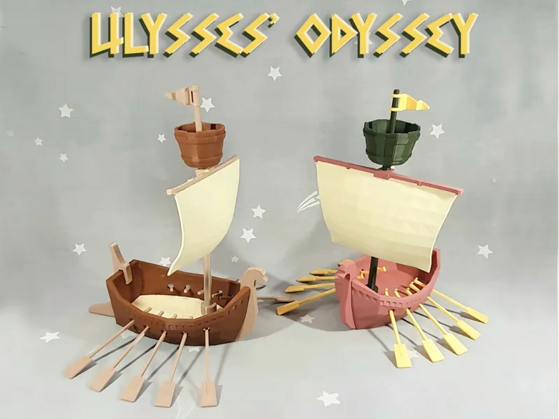 Ulysses Odyssey – Toy Boat to Assemble