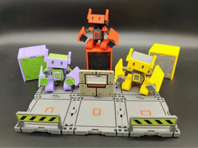 Cute Mecha New EVA Zero Cub Warrior newEVA-Zero cub Greatly Optimized