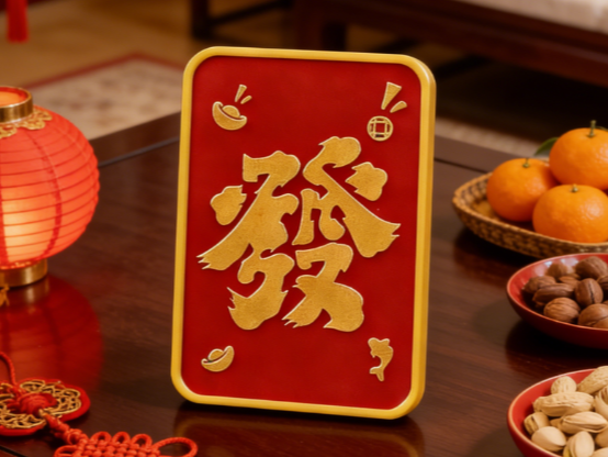 <发>无需ams 桌面相框文字摆件春节送朋友同事礼物 马年新年礼物 2026新年装饰 麦芽糖