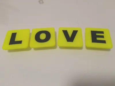 Letter Tiles - English
