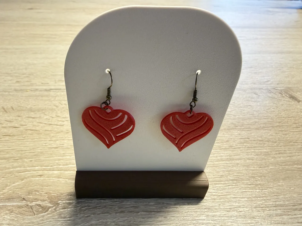 New heart earring view 2