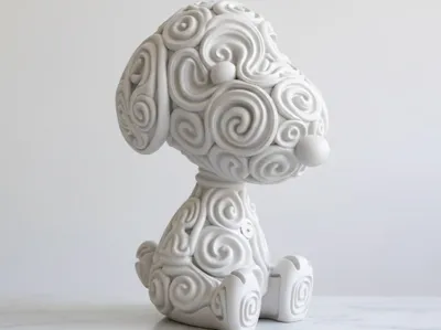 Snoopy sculpture 