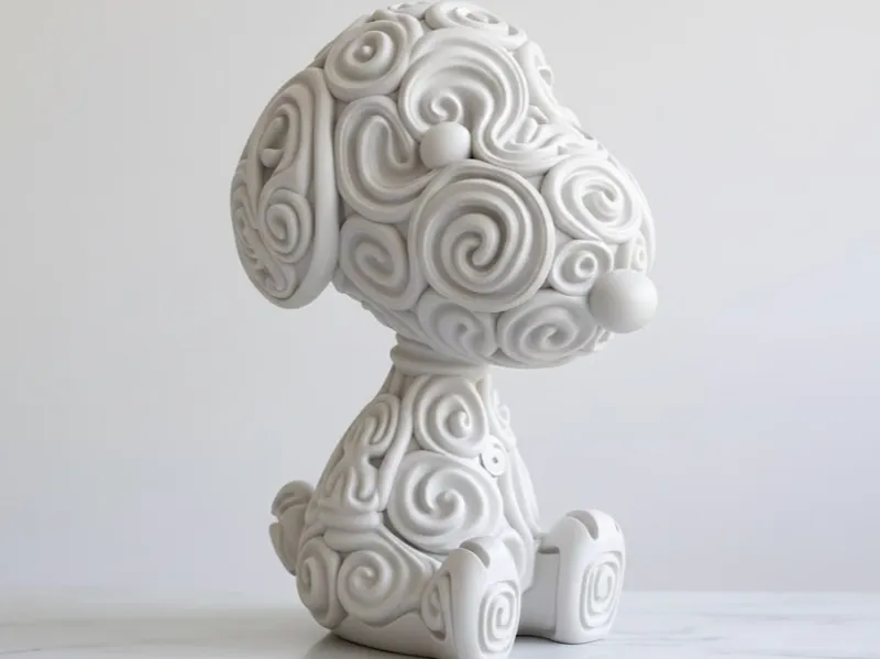 Snoopy sculpture 