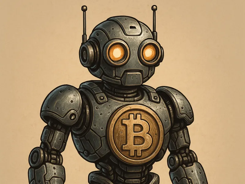 Steampunk Bitcoin Robot