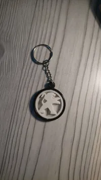 Porte-clés Peugeot rotatif — photo 4
