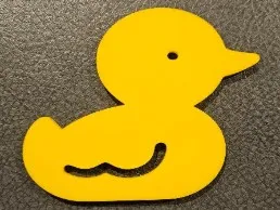 Canard magnet souvenir de croisière
