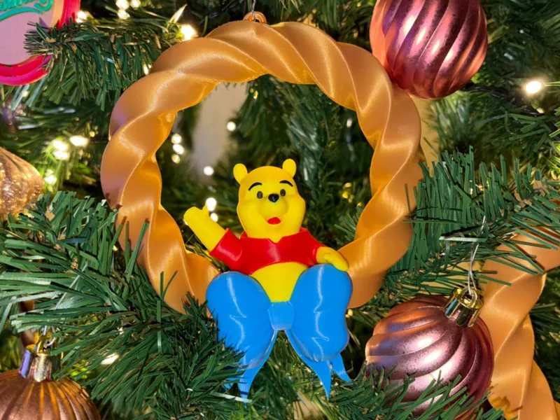 classic winnie the pooh style wreath
