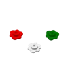 only 3x flower | 0.2mm layer, 2 walls, 15% infill