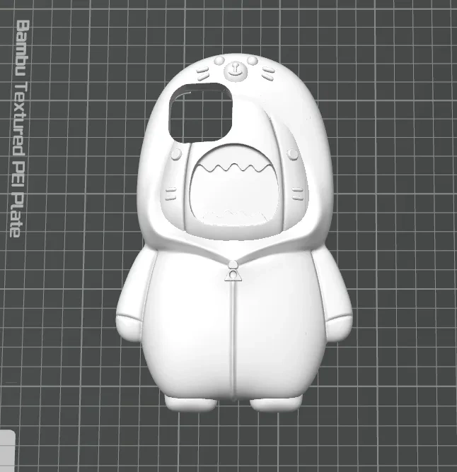 Miniatura 2 do modelo 3D iPhone14-鲨鱼手机壳