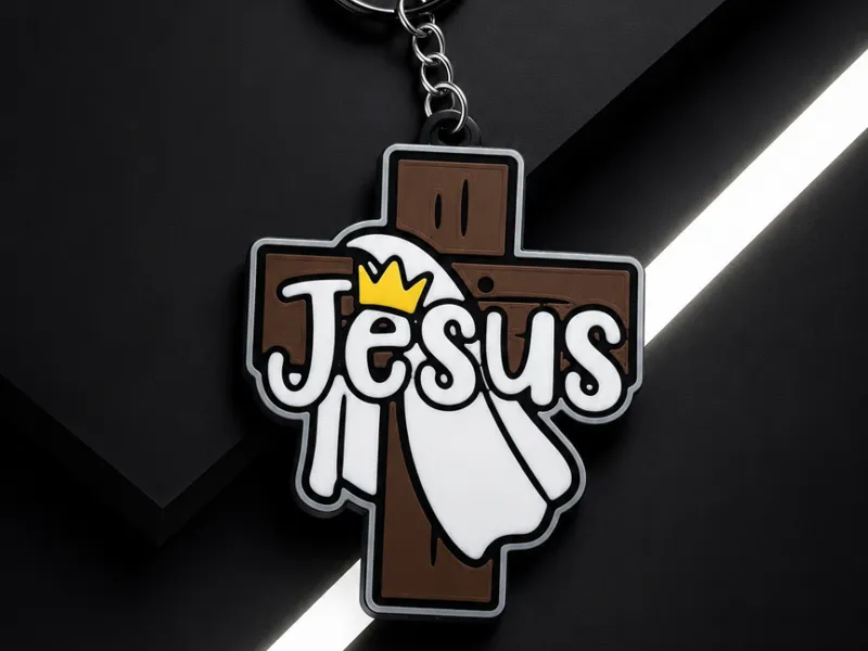 Jesus Cross Keychain