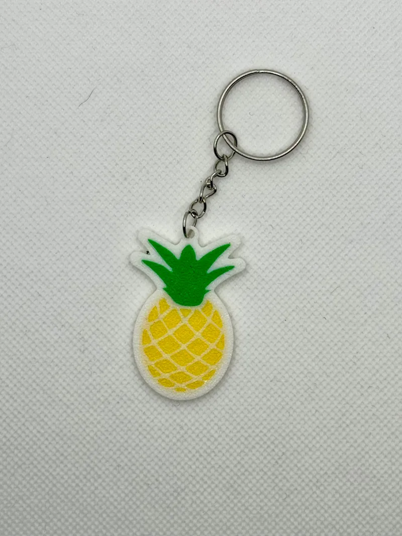 Pineapple keychain