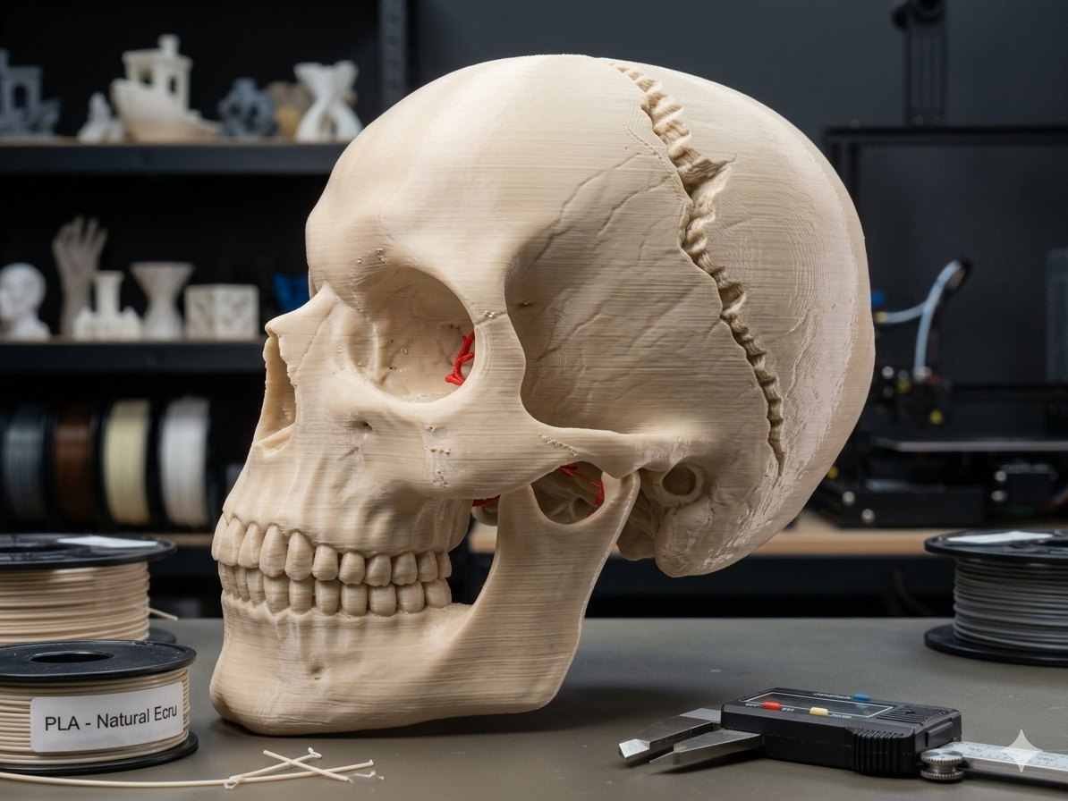 Cráneo Humano Escala Real 1:1Life Size Human Skull