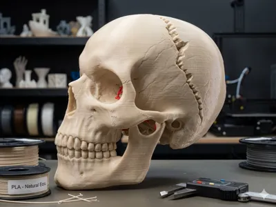 Life-Size Human Skull