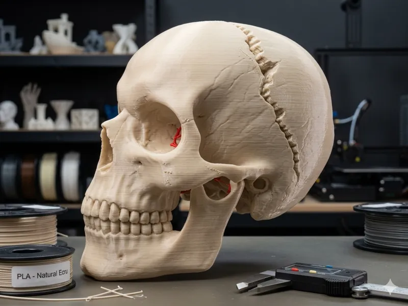 Cráneo Humano Escala Real 1:1Life Size Human Skull