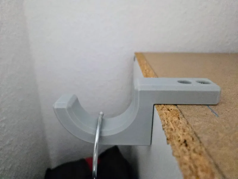 Hook top mounted