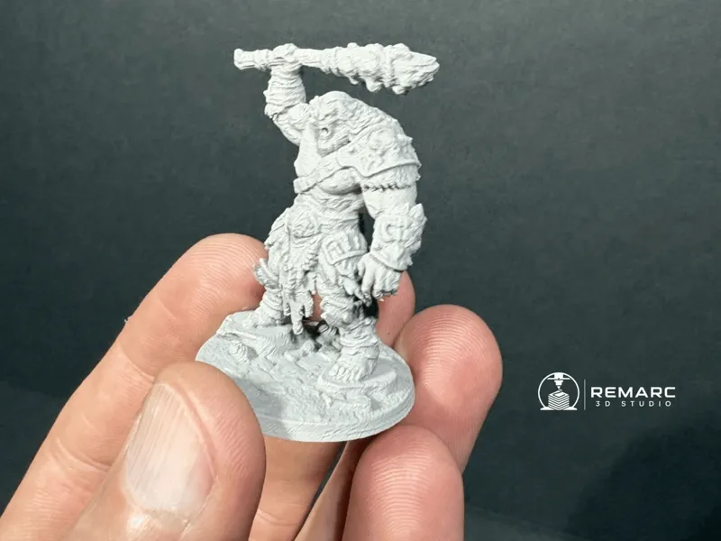Great Barbarian Miniature Game Piece 50mm 
