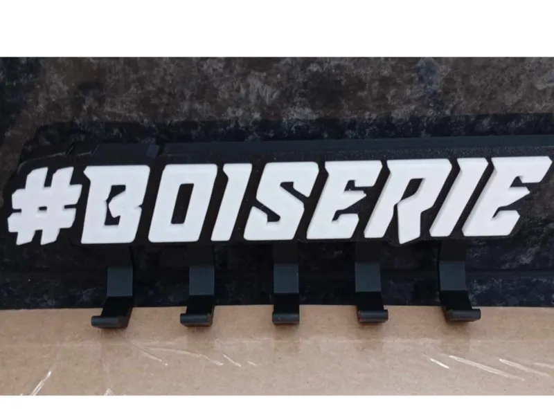 Porte clé mural " #Boiserie "