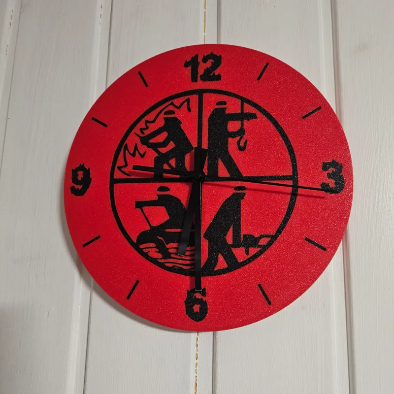Feuerwehr Uhr FF FFW