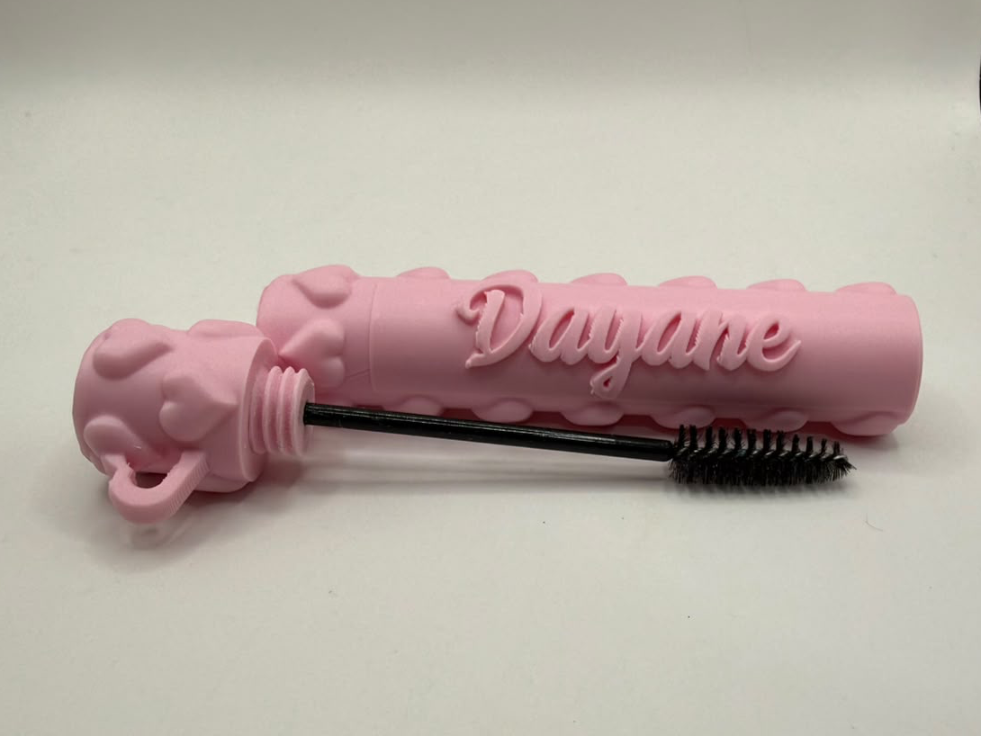 Customizable Mascara / Lash Spoolie Case Keychain - 3D printed Other Fashion Models, in stock in India