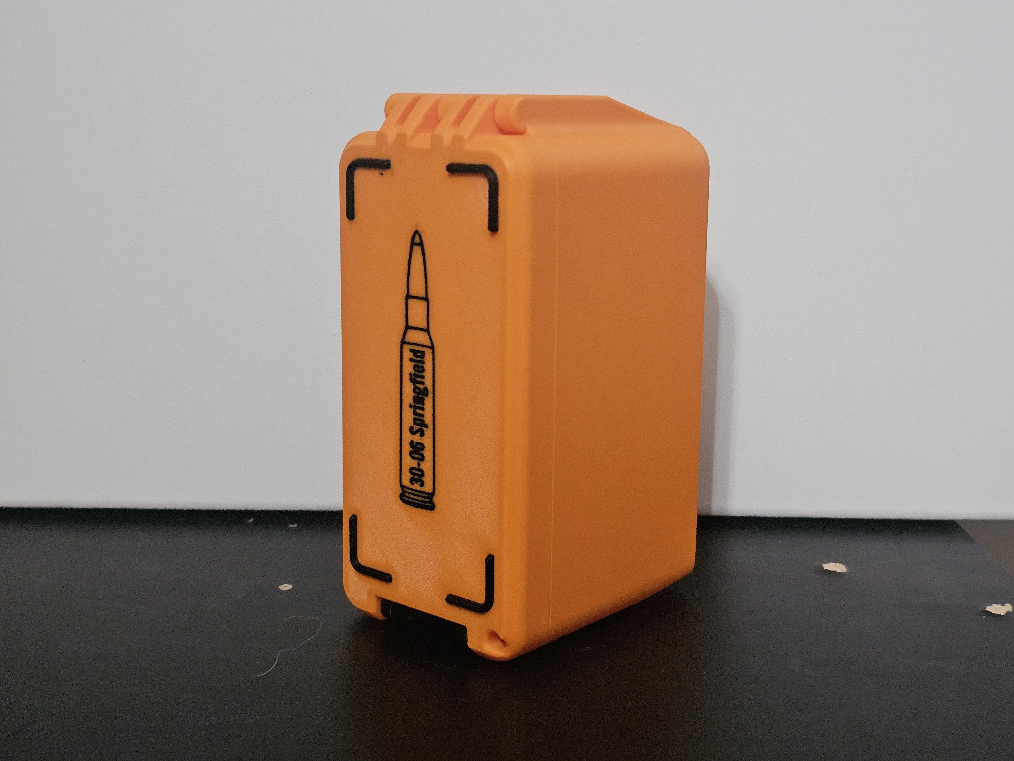Miniatura 1 do modelo 3D 30-06 Ammo Box - 50 Round - Stackable