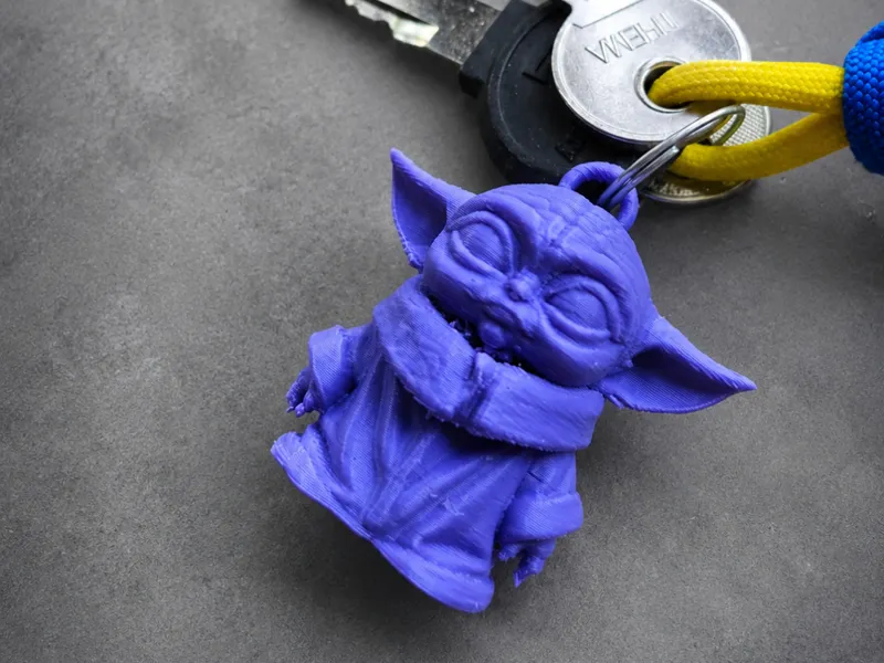 baby yoda keychain