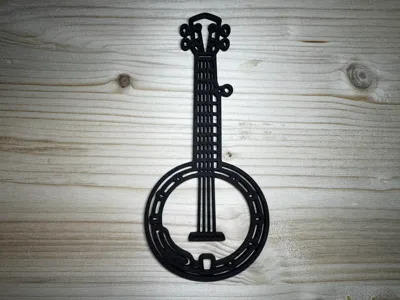 banjo 3d print model download - MakerWorld