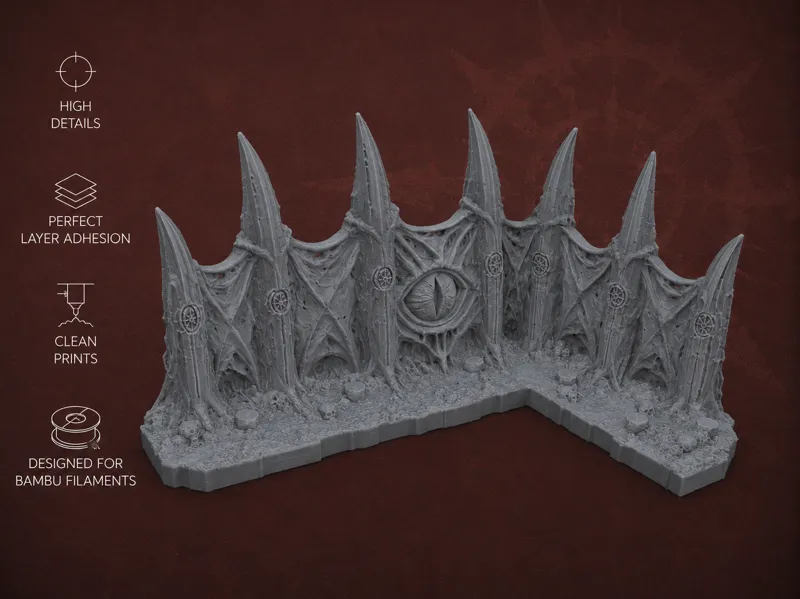 Living Barricade – Corrupted Wall | Chaos Terrain