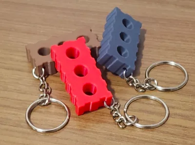 Standard Brick Keychain