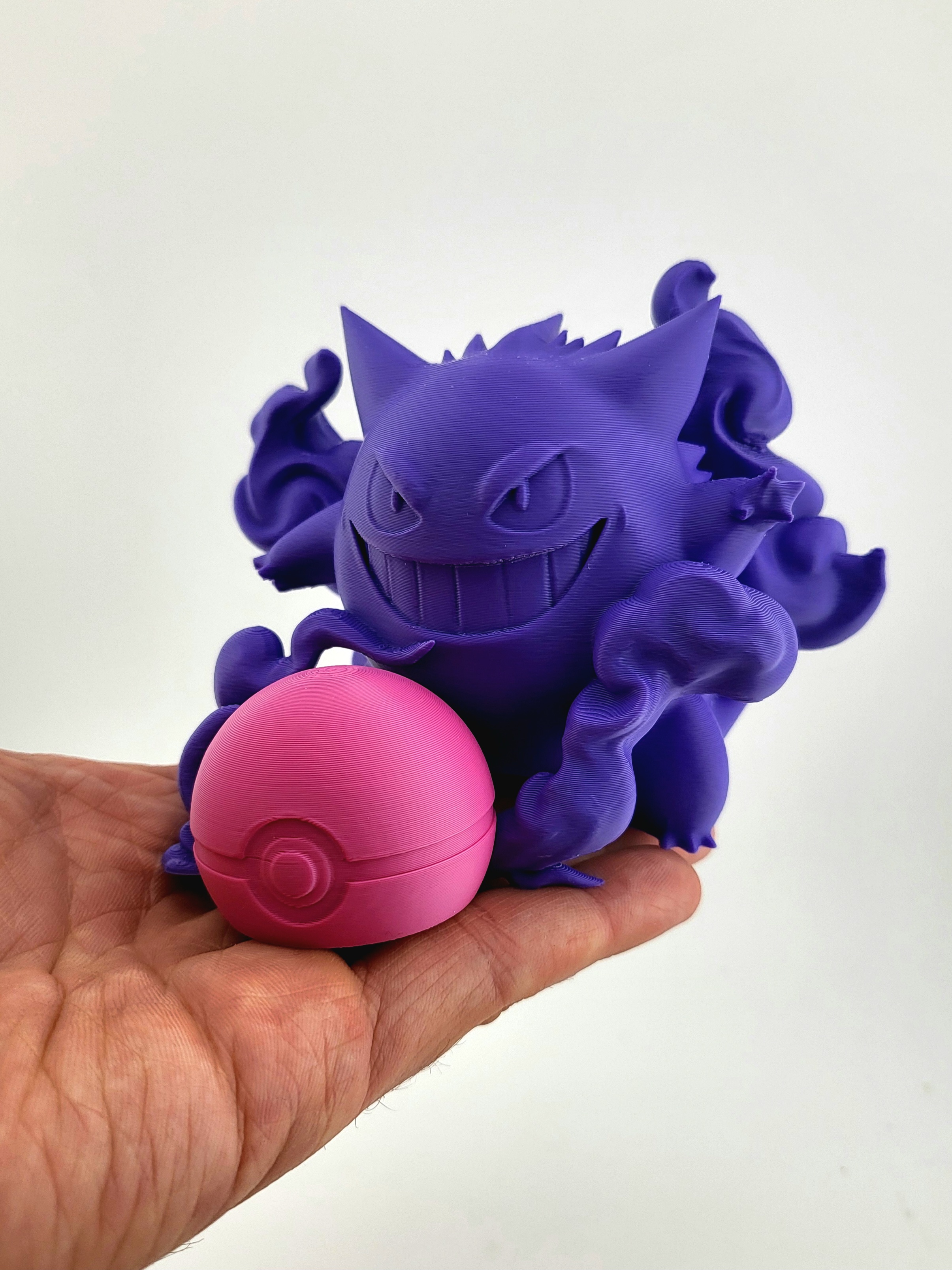 3Dプリント ゲンガーとモンスターボール – ポケモンゴースト