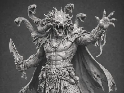 DnD Serpernt Warlord Anathema