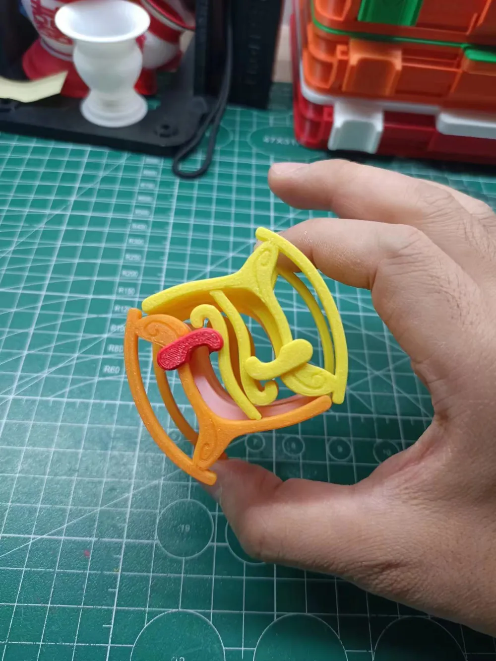 Mini Rocking Chair [Assembly Model, No Glue Needed] - Free 3D Print ...