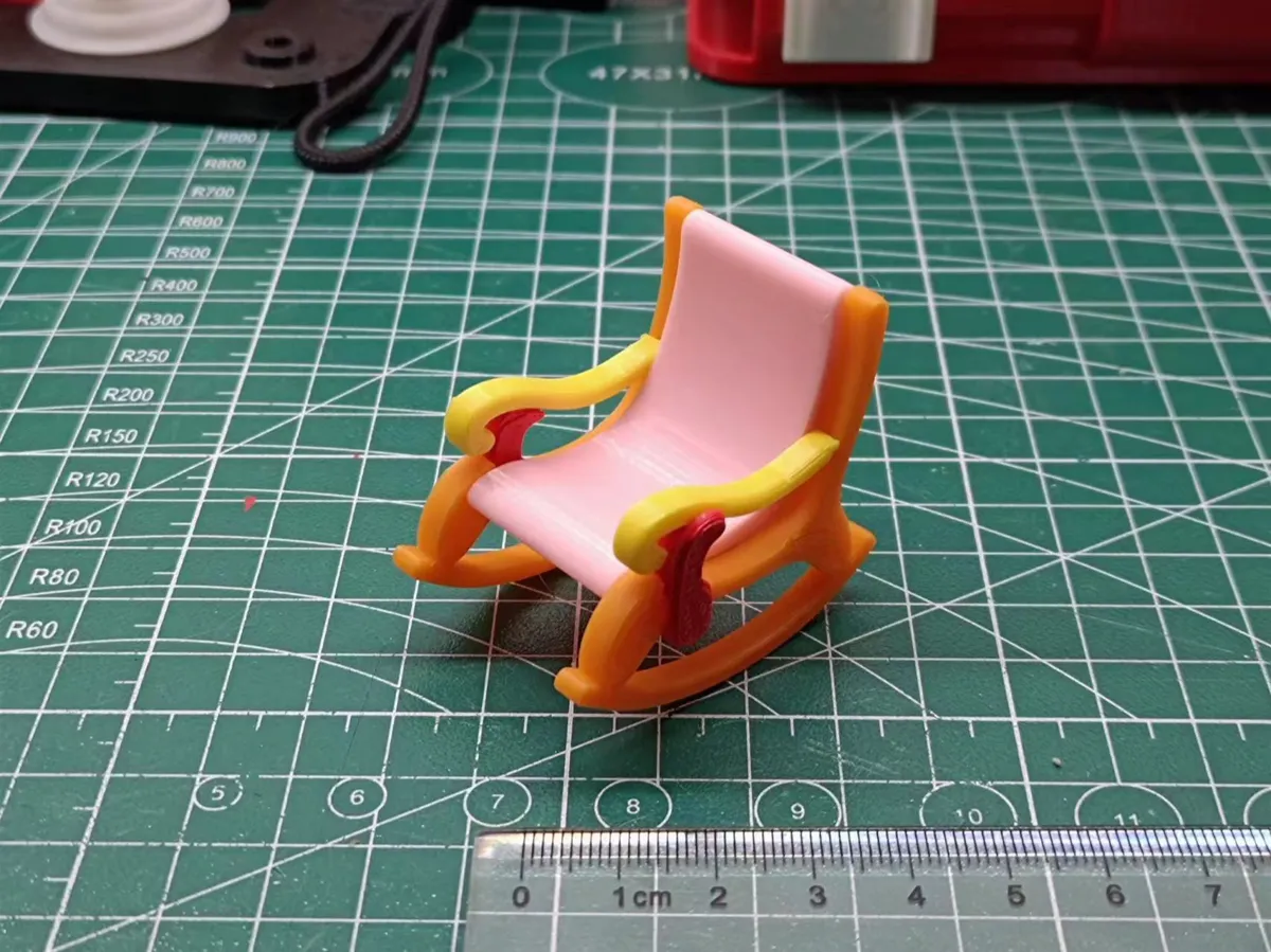 Mini Rocking Chair [Assembly Model, No Glue Needed] - Free 3D Print ...