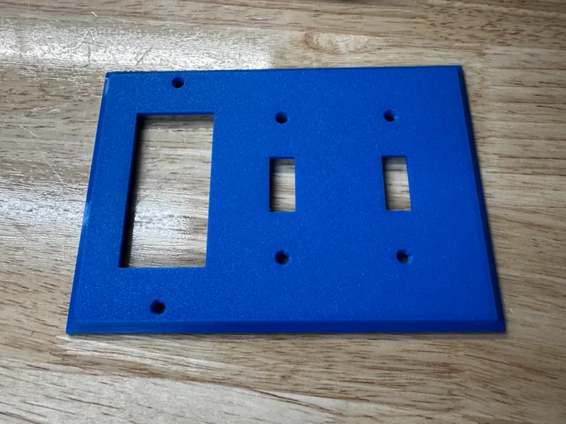 3 Gang Switch Plate (3-2-1)